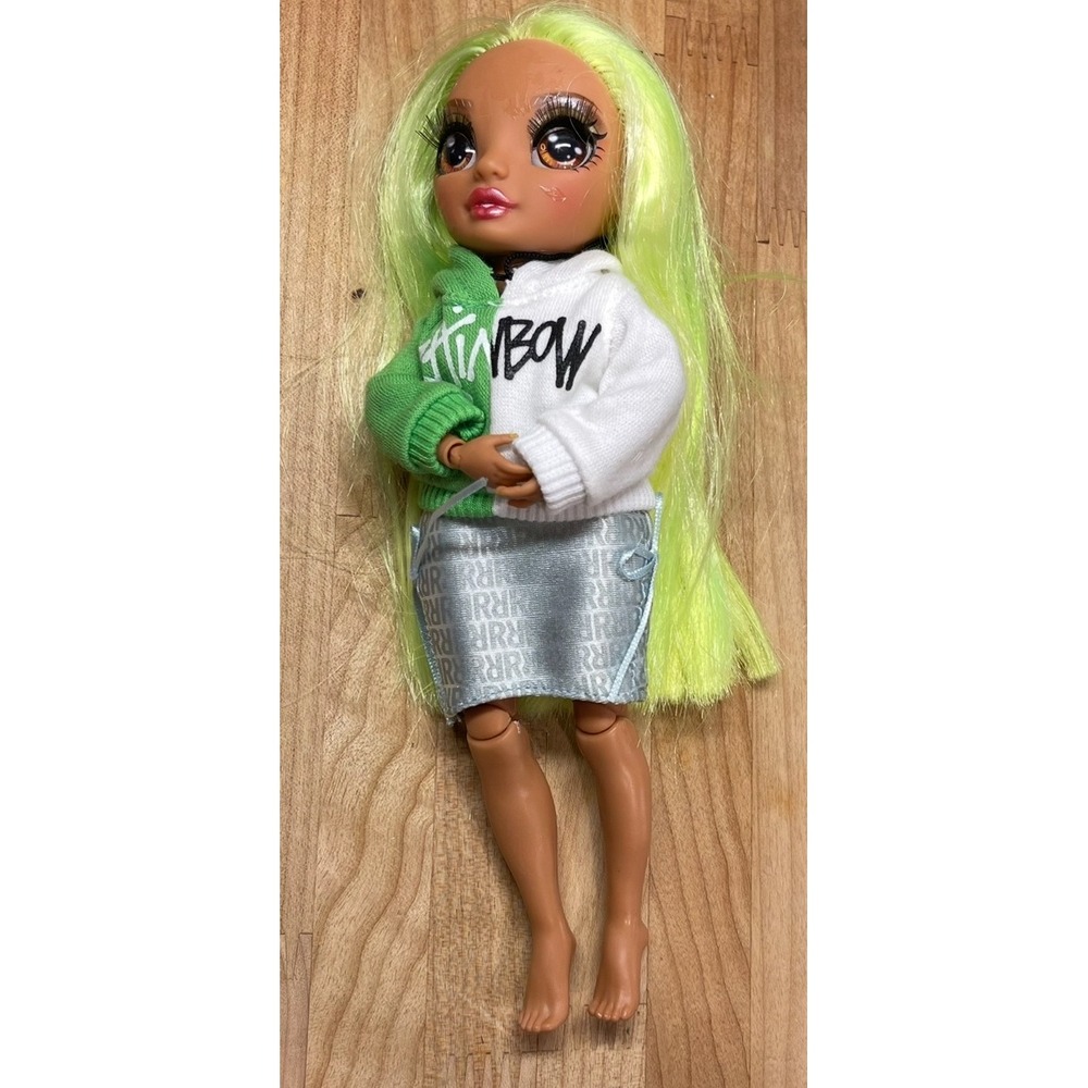 Rainbow High Doll Neon Green Hair Fashion Doll MGA 2021 Loose As Pictured‎